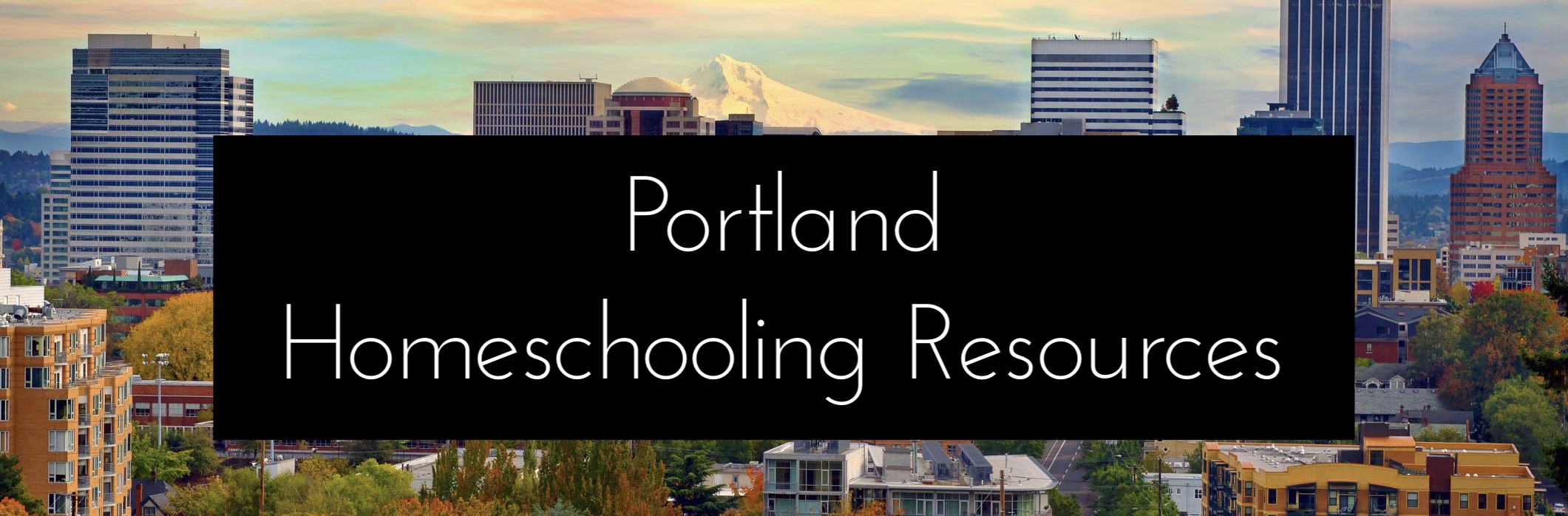 Portland Homeschooling Resources